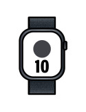 Apple Watch Series 10/ GPS/ 46mm/ Caja de Aluminio Negro Azabache / Correa Loop Deportiva Tinta