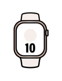Apple Watch Series 10/ GPS/ 46mm/ Caja de Aluminio Oro Rosa / Correa Deportiva Rosa Rubor S/M