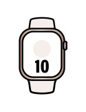 Apple Watch Series 10/ GPS/ Cellular/ 46mm/Caja de Aluminio Oro Rosa / Correa Deportiva Rosa Rubor S/M