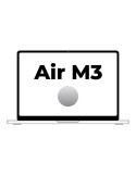 Apple Macbook Air 15" / M3 8-Core CPU/ 16Gb/ 512Gb SSD/ 10-Core GPU/ Plata