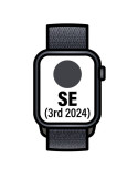 Apple Watch SE 3rd V2/ GPS/ 44mm/ Caja de Aluminio Medianoche/ Correa Loop Deportiva Tinta
