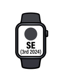 Apple Watch SE 3rd V2/ GPS/ Cellular/ 44mm/ Caja de Aluminio Medianoche/ Correa Deportiva Medianoche S/M