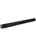 Panel Guía Cables con Cepillo para Rack 19" Phasak PA 1901/ Altura 1U