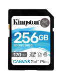 Tarjeta de Memoria Kingston CANVAS Canvas Go! Plus 256GB SD XC/ Clase 10/ 170MBs