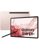 Tablet Samsung Galaxy Tab S8+ 12.4"/ 8GB/ 128GB/ Octacore/ 5G/ Rosa Dorado