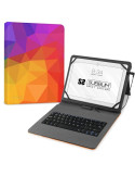 Funda con Teclado Subblim Keytab USB 11" Triángulos USB para Tablets de 11"