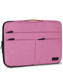 Funda Subblim Air Padding 360 Sleeve para Portátiles hasta 15.6"/ Rosa