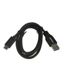 Cable USB 3.0 Tipo-C Duracell USB5031A/ USB Tipo-C Macho - USB Macho/ 1m/ Negro