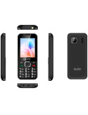 Teléfono Móvil Qubo X-240BK para Personas Mayores/ Negro