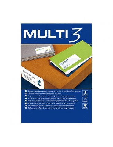 Etiquetas Adhesivas Apli Multi3/ 70 x 37mm/ 100 Hojas