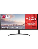 Monitor Profesional Ultrapanorámico LG 34WP500-B 34"/ WFHD/ Negro