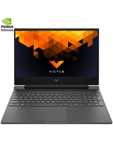 Portátil Gaming HP Victus 15-FB3709NS Ryzen 7 8845HS/ 16GB/ 1TB SSD/ GeForce RTX 4050/ 15.6"/ Sin Sistema Operativo