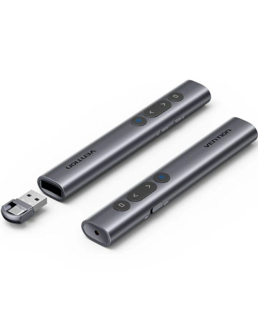 Presentador Inalámbrico Vention KQIH0/ 2.4GHz/ Gris