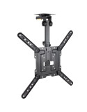 Soporte de Techo Giratorio/ Inclinable TooQ LPCE1123TSLI-B para TV de 23-55"/ hasta 20kg