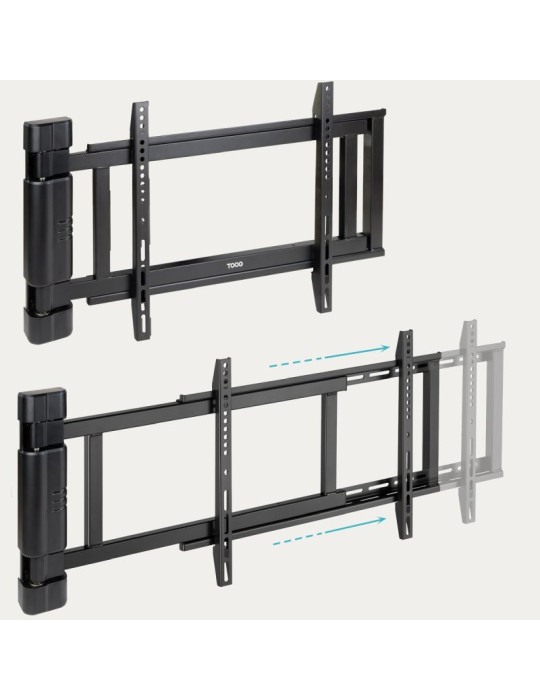 Soporte de Pared Eléctrico Giratorio TooQ LPM4381XL-B para TV de 32-75"/ hasta 50kg