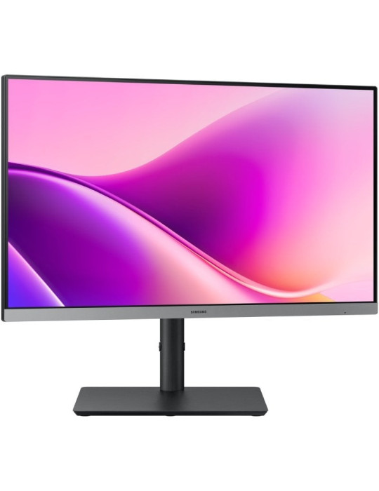 Monitor Profesional Samsung Essential Monitor S4 S43UF S24F430UAU/ 24"/ Full HD/ Regulable en altura/ Negro