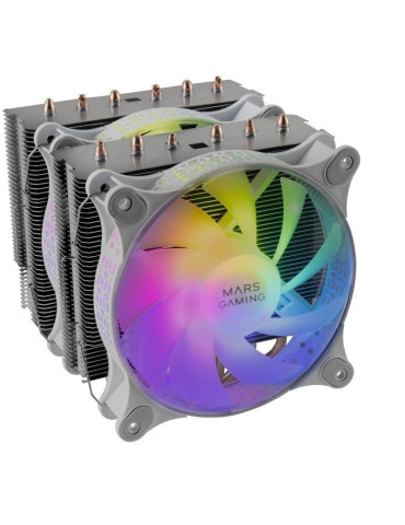 Ventilador con Disipador Mars Gaming MCPU-XTW/ 12cm/ Blanco