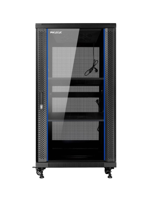 Armario Rack Mural Montado Phasak PHO 6618/ 19"/ Altura 18U