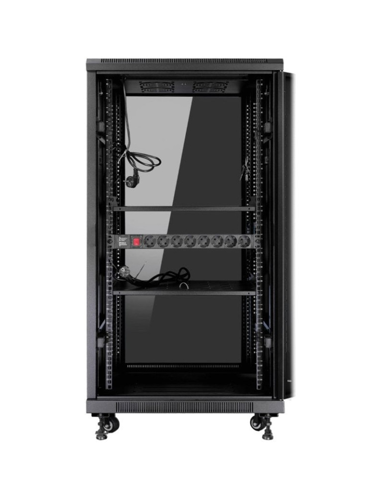 Armario Rack Mural Montado Phasak PHO 6618/ 19"/ Altura 18U
