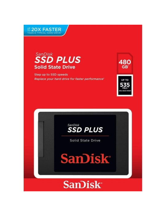 Disco SSD SanDisk Plus 480GB/ SATA III