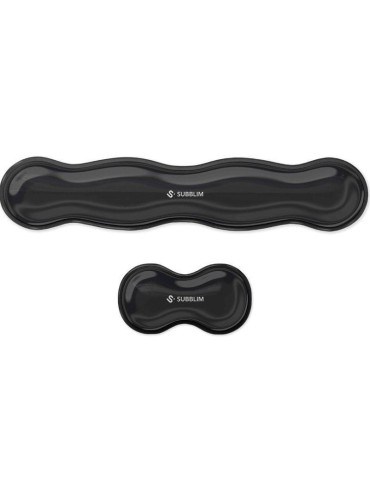 Pack de 2 Reposamuñecas Subblim Ergo Crystal Flex