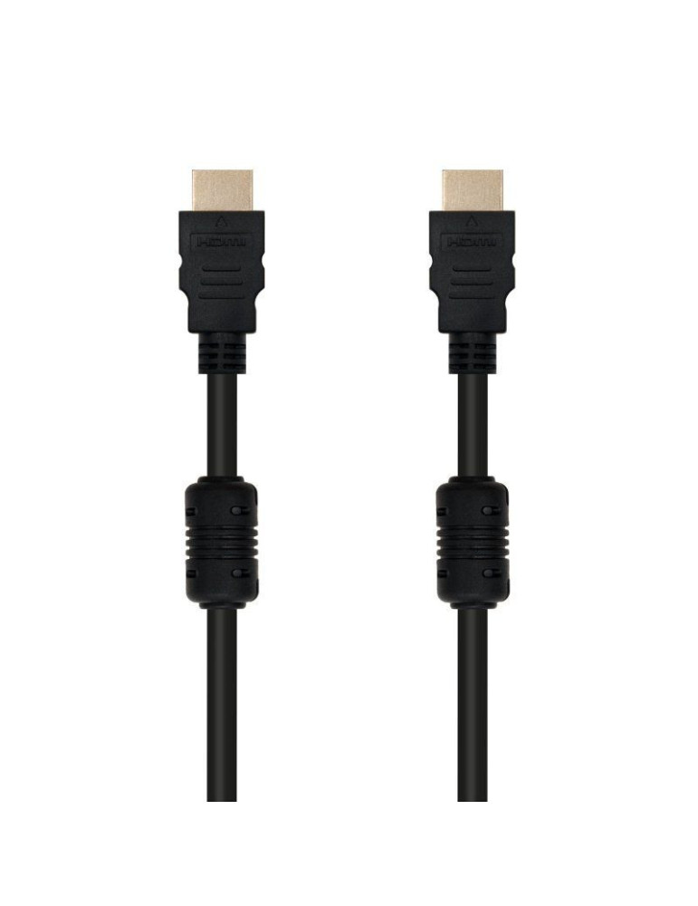 Cable HDMI 1.4 Nanocable 10.15.1802/ HDMI Macho - HDMI Macho/ 1.8m/ Negro
