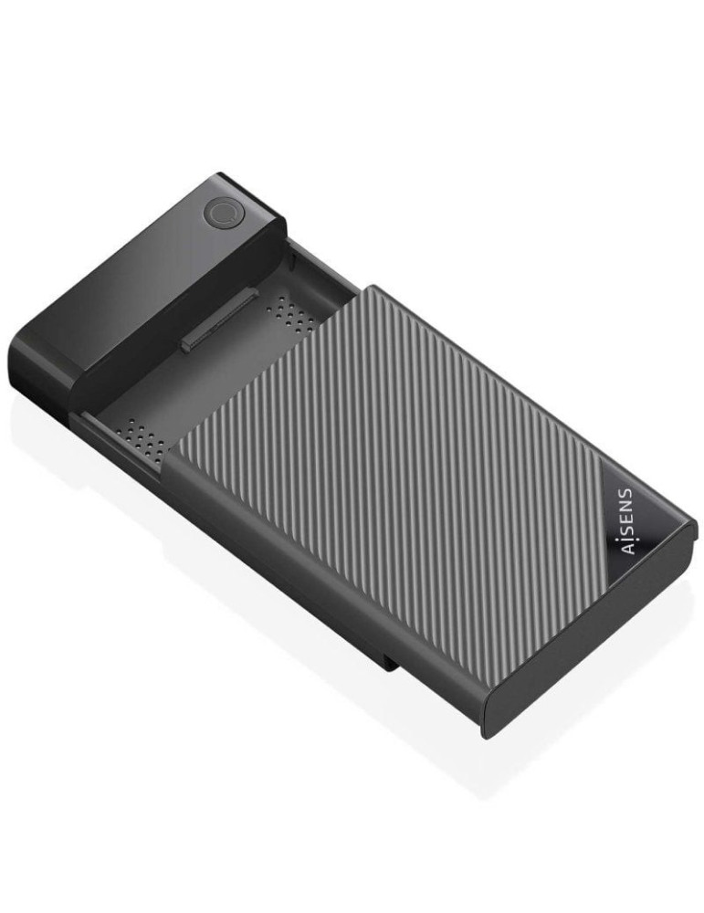 Caja Externa para Disco Duro de 3.5" Aisens ASE-3529B/ USB 3.1/ Sin tornillos