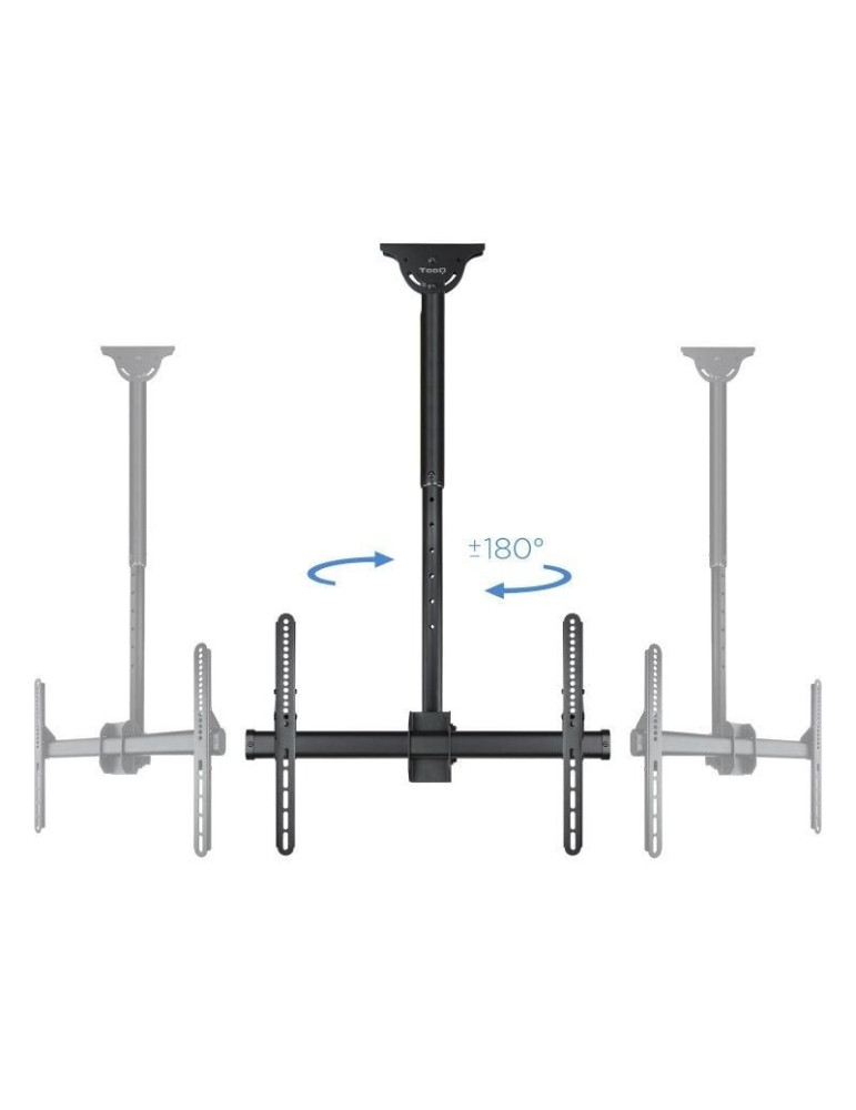 Soporte de Techo Giratorio/ Inclinable/ Nivelable TooQ LPCE1170TSLI-B para TV de 37-70"/ hasta 50kg