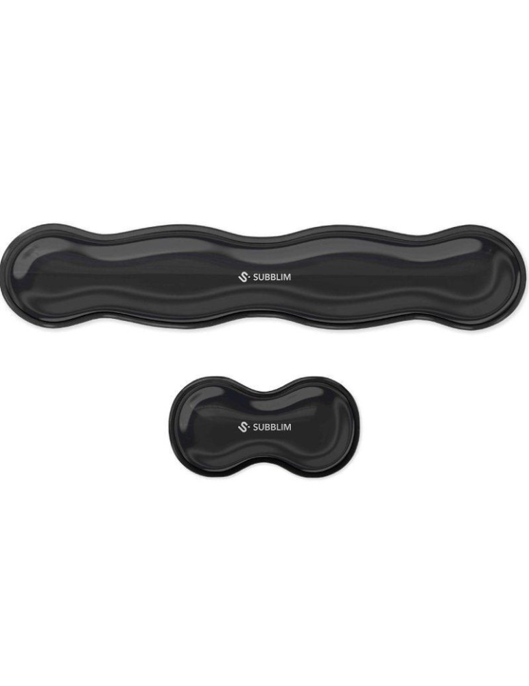 Pack de 2 Reposamuñecas Subblim Ergo Crystal Flex