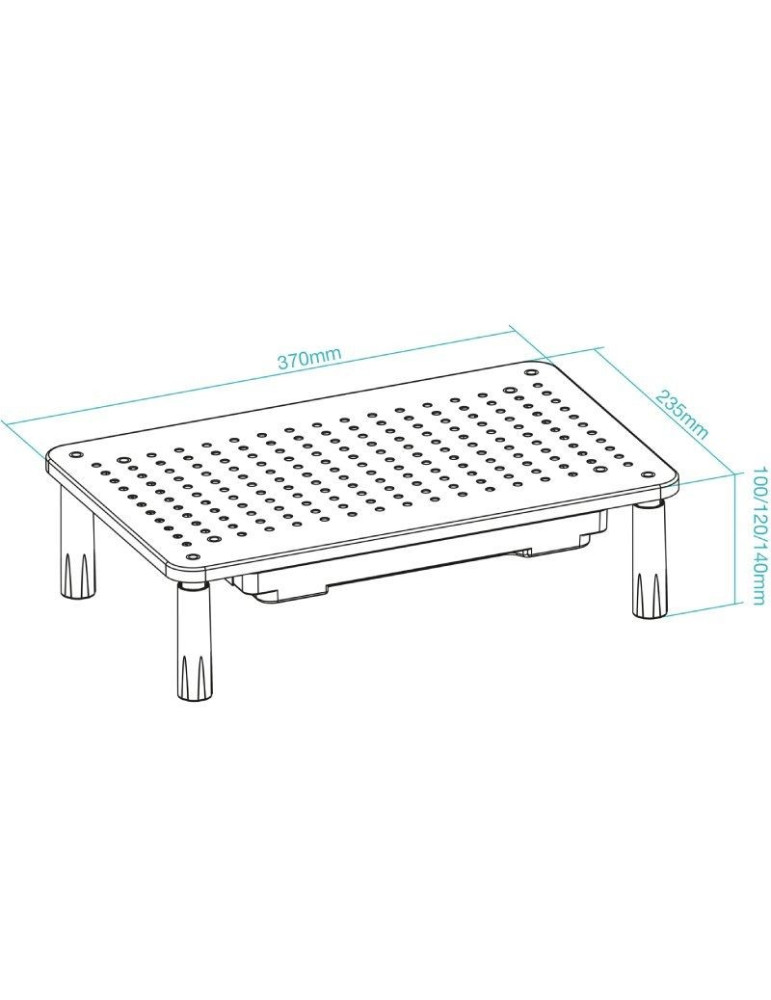 Soporte para Monitor TooQ TQMR087/ hasta 20kg