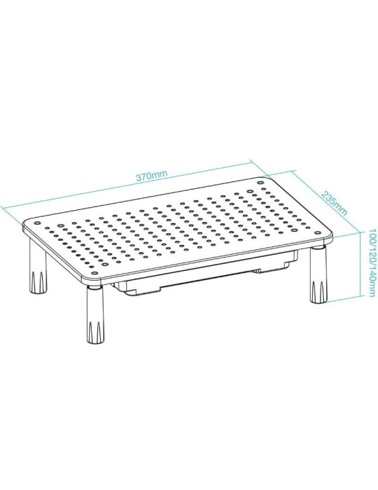 Soporte para Monitor TooQ TQMR087/ hasta 20kg