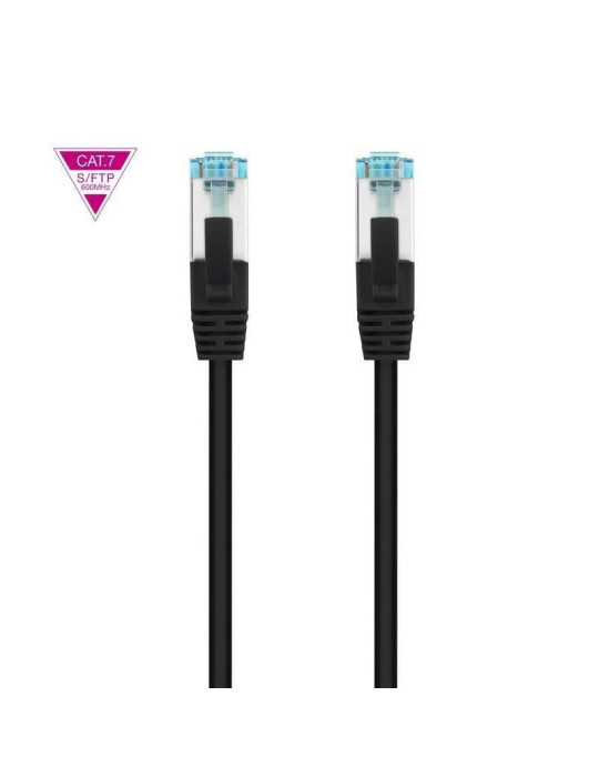 Cable de Red RJ45 SFTP Nanocable 10.20.1700-L25-BK Cat.7/ 25cm/ Negro