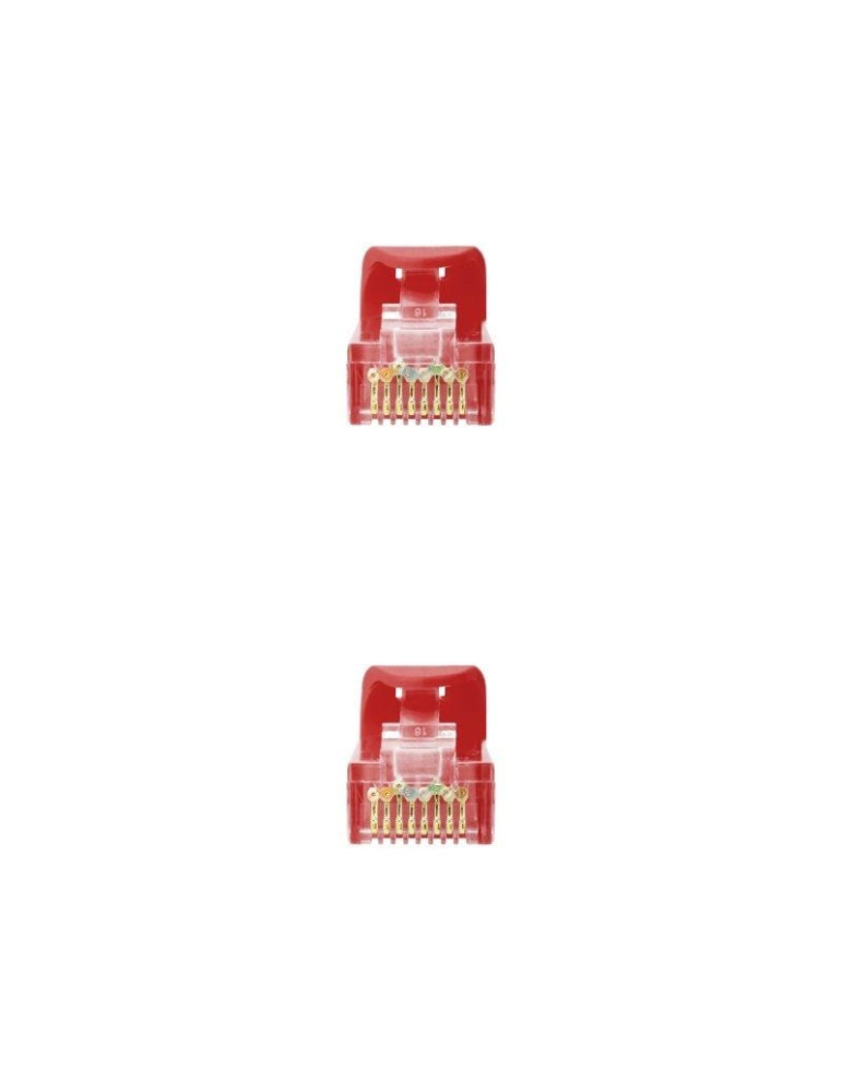 Cable de Red RJ45 UTP Nanocable 10.20.1800-L25-R Cat.6A/ LSZH/ 25cm/ Rojo
