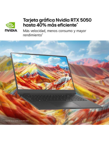 Portátil LG Gram Pro 17Z90TR-E.AD88B Intel Core Ultra 7-255H/ 32GB/ 1TB SSD/ GeForce RTX 5050/ 17"/ Win11 2