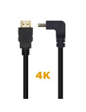 Cable HDMI 2.0 4K Aisens A120-0457/ HDMI Macho - HDMI Macho/ 2m/ Negro