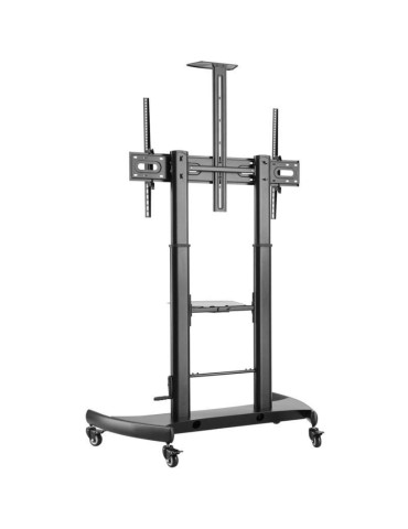 Soporte de Suelo Inclinable con Ruedas y Manivela Aisens FT100TE-123 para TV 60-100"/ hasta 100kg 2