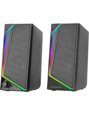 Altavoces Mars Gaming MS72/ 15W/ 2.0/ Negros 2