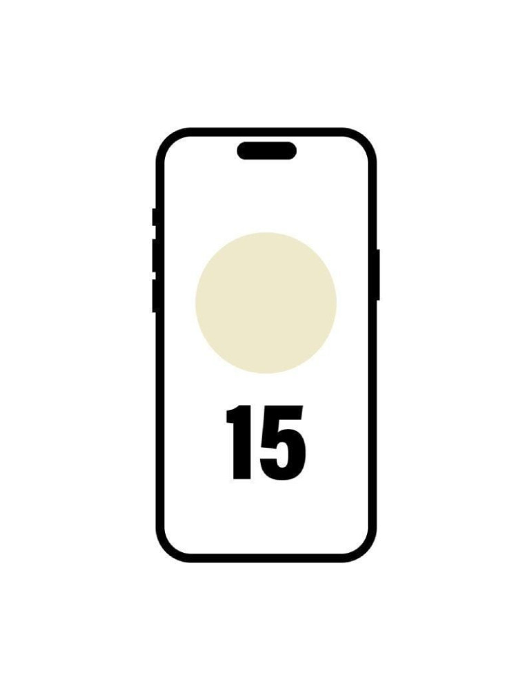 Smartphone Apple iPhone 15 256Gb/ 6.1"/ 5G/ Amarillo