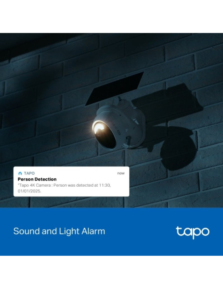 Cámara de Videovigilancia TP-Link Tapo TC92 KIT/ Visión Nocturna/ Control desde APP/ Incluye Panel Solar