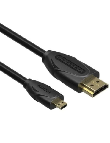 Cable HDMI Vention VAA-D03-B150/ HDMI Macho - Micro HDMI Macho/ 1.5m/ Negro 2