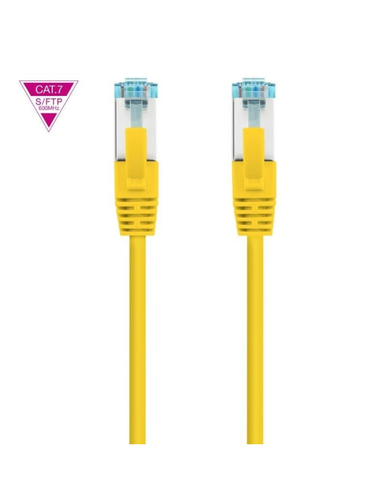 Cable de Red RJ45 SFTP Nanocable 10.20.1700-L25-Y Cat.7/ LSZH/ 25cm/ Amarillo