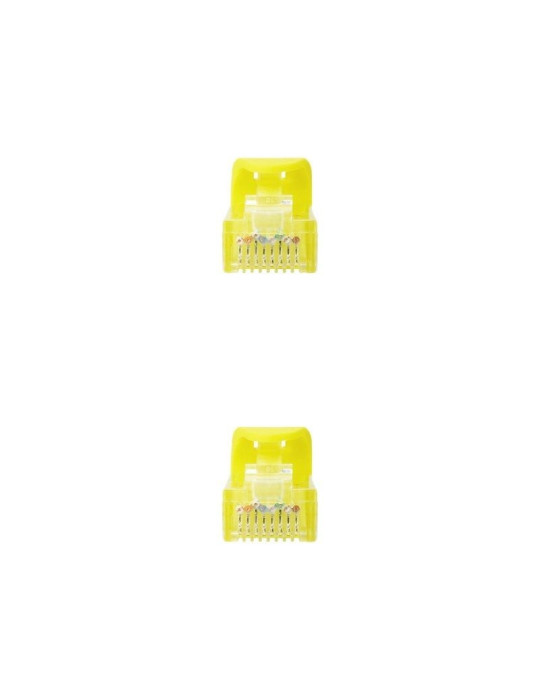 Cable de Red RJ45 UTP Nanocable 10.20.1800-L25-Y Cat.6A/ LSZH/ 25cm/ Amarillo