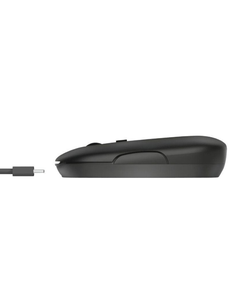 Ratón Inalámbrico Trust Puck/ Batería recargable/ Hasta 1600 DPI