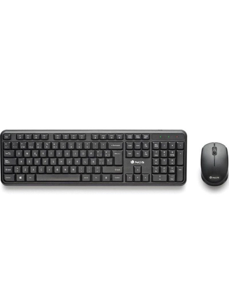 Teclado y Ratón Inalámbricos NGS Harmony Kit