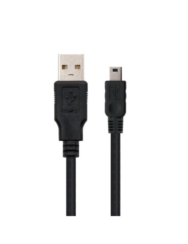 Cable USB 2.0 Nanocable 10.01.0400/ USB Macho - MiniUSB Macho/ 50cm/ Negro 2