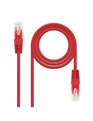 Cable de Red RJ45 UTP Nanocable 10.20.0400-L25-R Cat.6/ 25cm/ Rojo 2