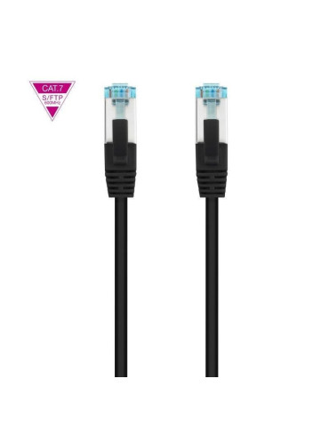Cable de Red RJ45 SFTP Nanocable 10.20.1700-L25-BK Cat.7/ 25cm/ Negro