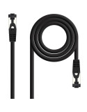Cable de Red RJ45 SSTP Nanocable 10.20.2007-BK Cat.8.1/ 7m/ Negro