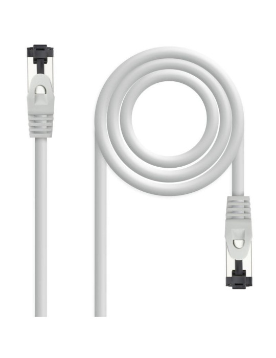 Cable de Red RJ45 SSTP Nanocable 10.20.2015 Cat.8.1/ 15m/ Gris