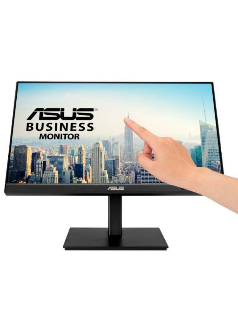 Monitor Profesional Táctil Asus BE24ECSBT 23.8"/ Full HD/ Multimedia/ Regulable en altura/ Negro